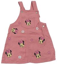 Růžové riflové šaty s Minnie Disney