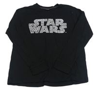 Černé triko s logem Star Wars 