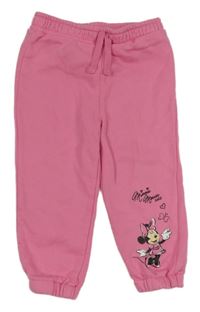 Růžové tepláky s Minnie Disney