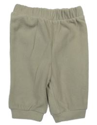 Béžové fleecové kalhoty Tu