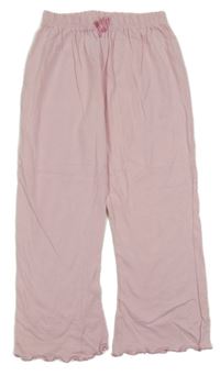 Růžové pyžamové kalhoty 