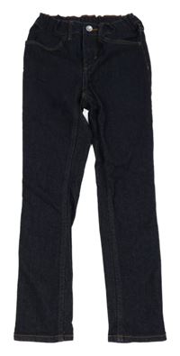 Tmavomodré elastické rifle H&M