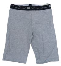 Šedé elastické kraťasy s logem River Island