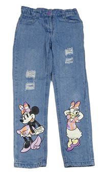 Modré rifle s Minnie a Daisy Disney