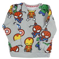 Šedá mikina - Avengers George