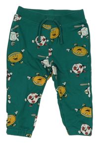 Smaragdové tepláky s míči Primark