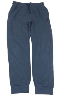 Modrošedé tepláky s potiskem F&F