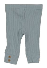 Světlemodré žebrované tepláky s knoflíky Tu