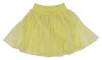 Citronová tylová sukně 