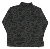 Tmavošedé vzorované thermo triko se stojáčkem Ergee