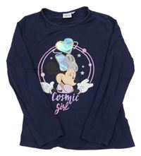 Tmavomodré triko s Minnie Disney