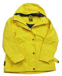 Žlutá šusťáková jarní bunda s kapucí Gelert