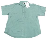 Khaki krepová košile H&M