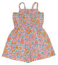 Barevný vzorovaný kraťasový overal Primark