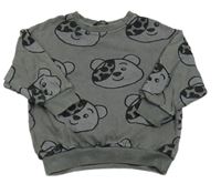 Šedá oversize mikina s Pudsey George