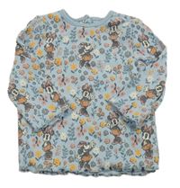 Světlemodré žebrované triko s Minnií George 