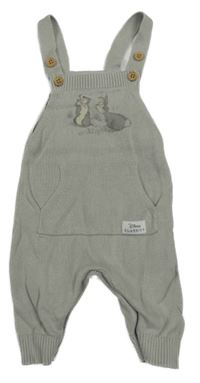 Béžové pletené lacláče s králíčky Disney 