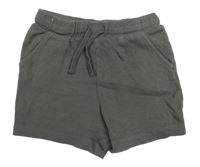 Tmavošedé teplákové kraťasy H&M