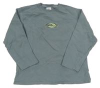 Šedá mikina s nápisem Zara 