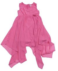 Růžové šaty s kytičkou C&A