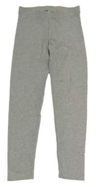 Šedé melírované teplákové silnější legíny zn. alive