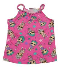 Fuchsiový melírovaný top s L.O.L. SURPRISE! PRIMARK