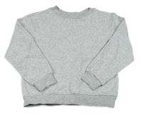 Světlešedá melírovaná mikina H&M