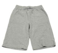 Šedé melírované teplákové kraťasy Topolino