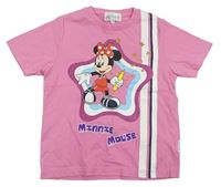 Růžové tričko s Minnie Disney