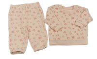 2set - Růžová vzorovaná mikina + tepláky Primark