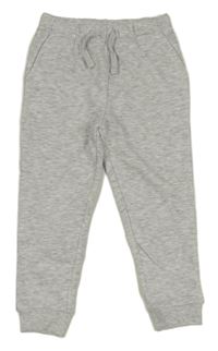 Světlešedé melírované tepláky Dunnes