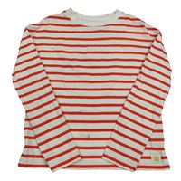 Bílo-červené pruhované triko John Lewis