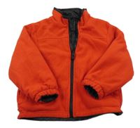 Červená fleecová oboustranná bunda Carter's