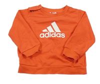 Červená mikina s logem Adidas