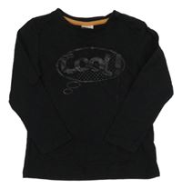 Černé triko s nápisem Pocopiano