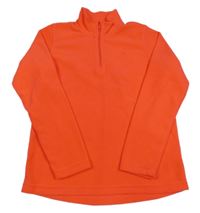 Neonově korálová fleecová funkční mikina McKinley