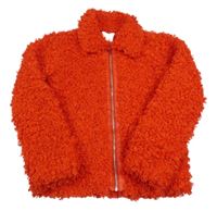 Červená kožešinová zateplená bunda River Island