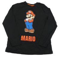 Černé triko s Mariem George