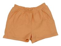 Oranžové žebrované kraťasy Primark