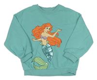 Tyrkysová mikina s Ariel M&S