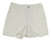 Bílé riflové kraťasy Denim Co.