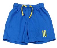 Modré sportovní kraťasy s číslem H&M