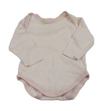 Bílo-světlerůžové pruhované body C&A