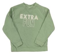 Zelená mikina s nápisem zn. Orchestra