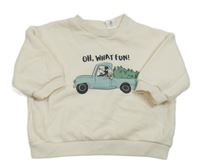 Smetanová mikina s Mickeym H&M