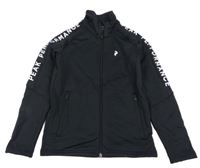 Černá propínací thermo mikina 