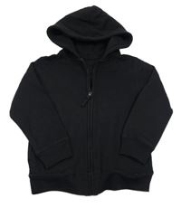 Černá propínací mikina s kapucí Matalan