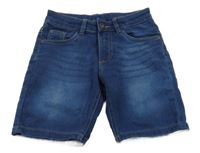 Modré teplákové riflové kraťasy Pepperts