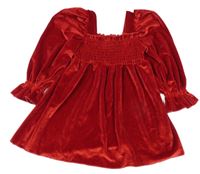 Rubínová sametová tunika 