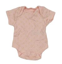 Růžové body s motýlky F&F